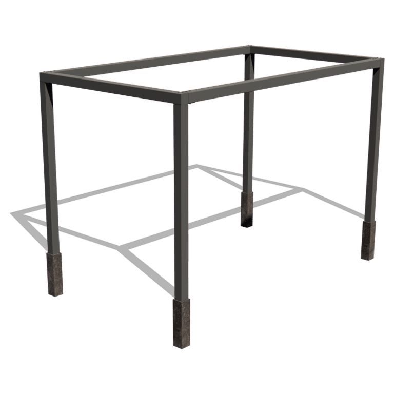 Pergola z oceli - Obdélník - 424 x 250 x 230 cm