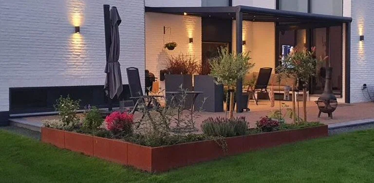 Vytvořte atmosféru s cortenovým ocelím v zahradě